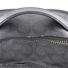 COACH Ethan Backback in Signature Canvas Charcoal/ Black Men Bag